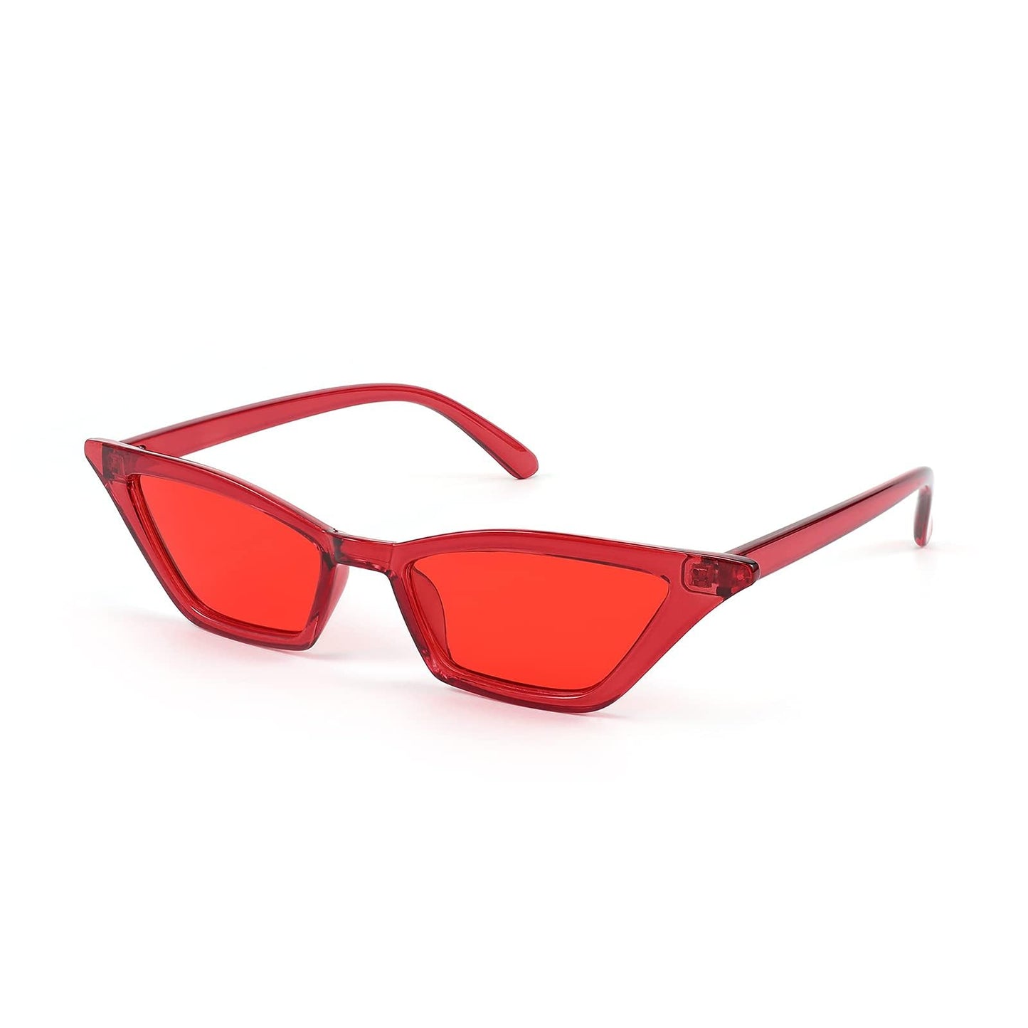 Small Cat Eye Sunglasses Vintage Square Shade Women Eyewear B2291