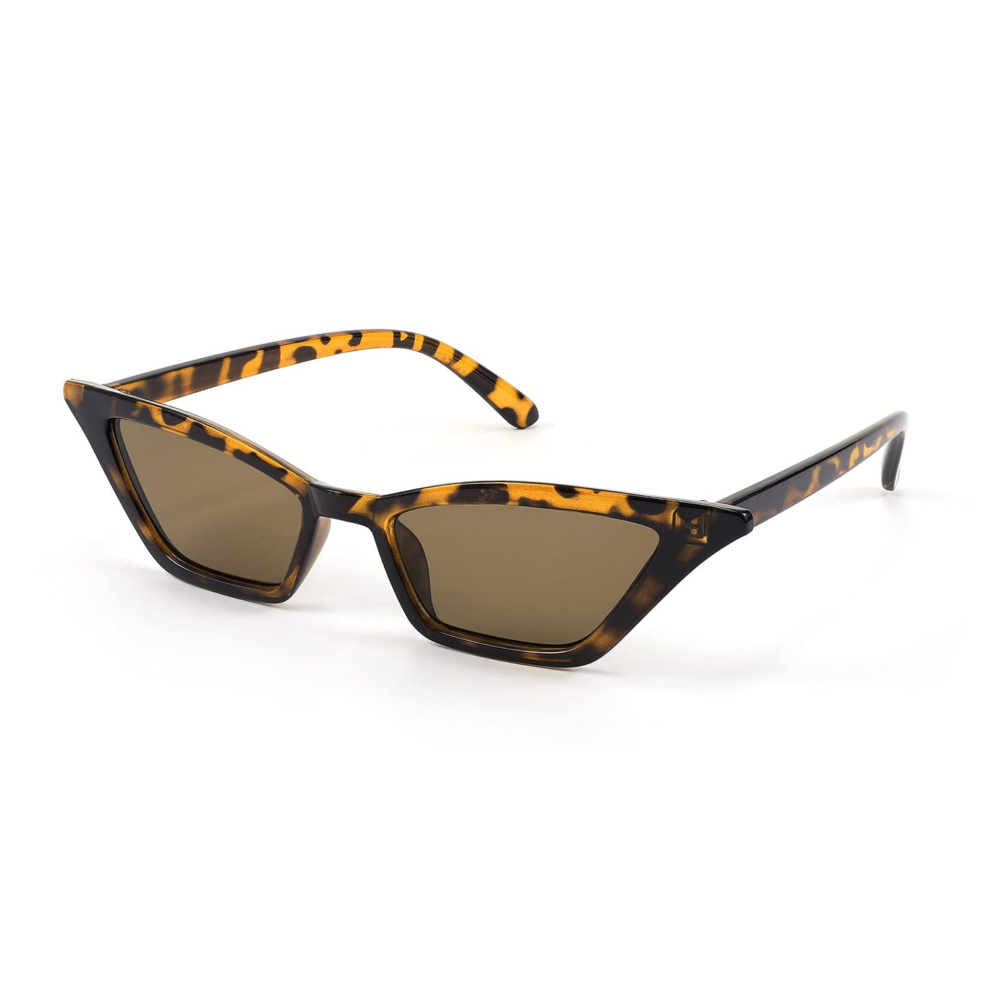 Small Cat Eye Sunglasses Vintage Square Shade Women Eyewear B2291