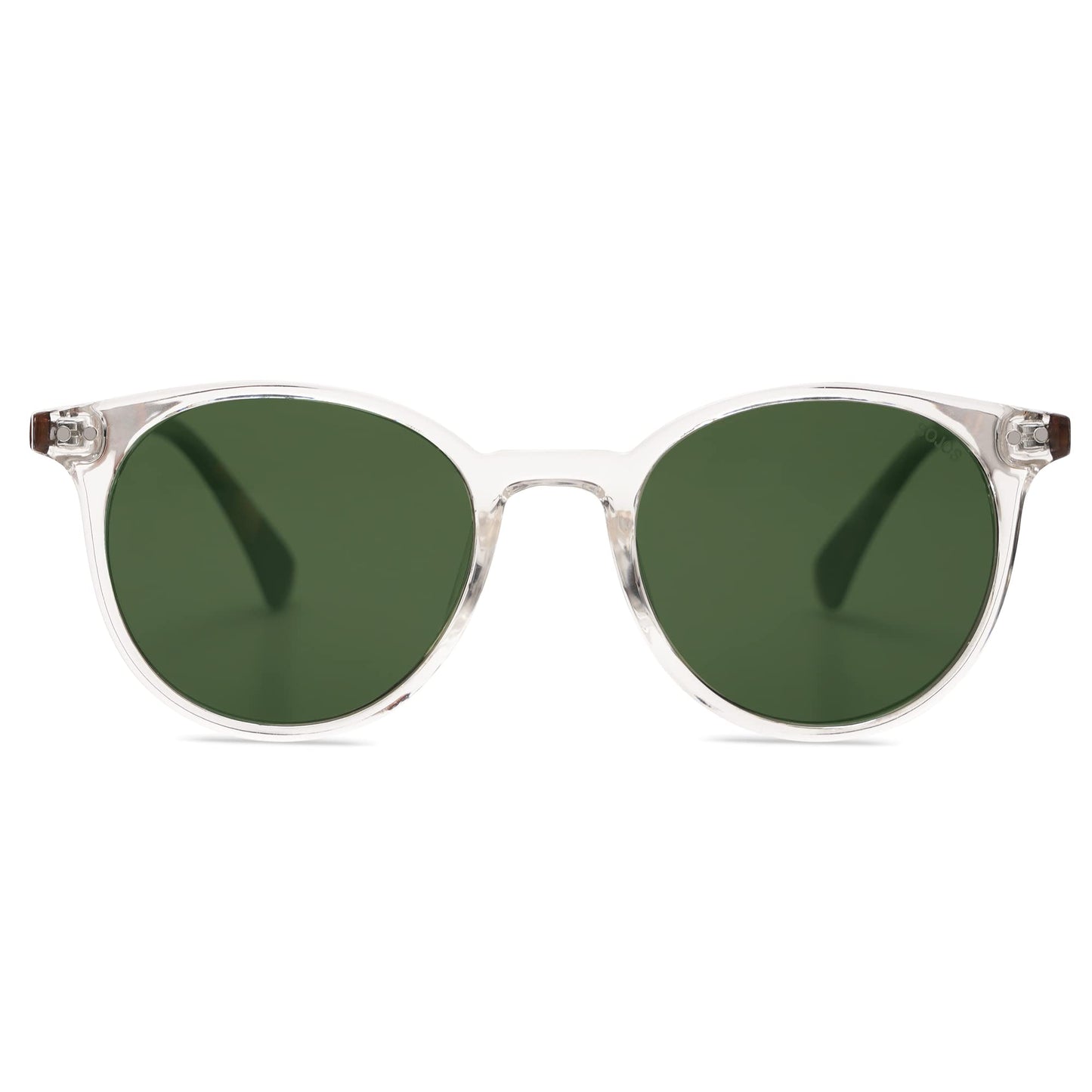 Small Round Classic Polarized Sunglasses for Women Men Vintage Style UV400 Lens SJ2113