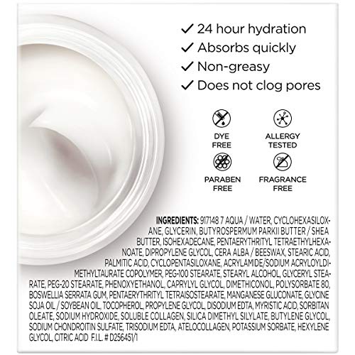 L’Oreal Paris Collagen Daily Face Moisturizer, Anti Aging Face Cream to Reduce Wrinkles and Provide Intense Hydration, 1.7 oz