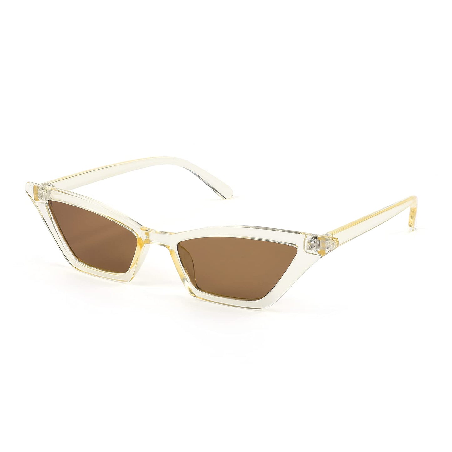Small Cat Eye Sunglasses Vintage Square Shade Women Eyewear B2291