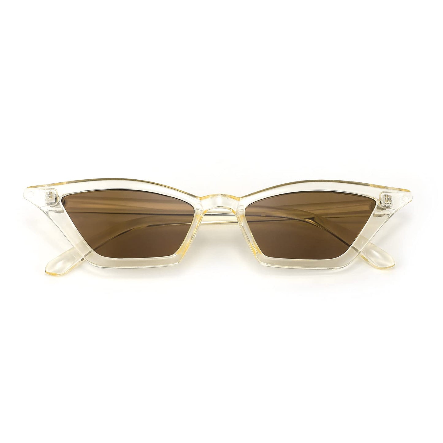 Small Cat Eye Sunglasses Vintage Square Shade Women Eyewear B2291