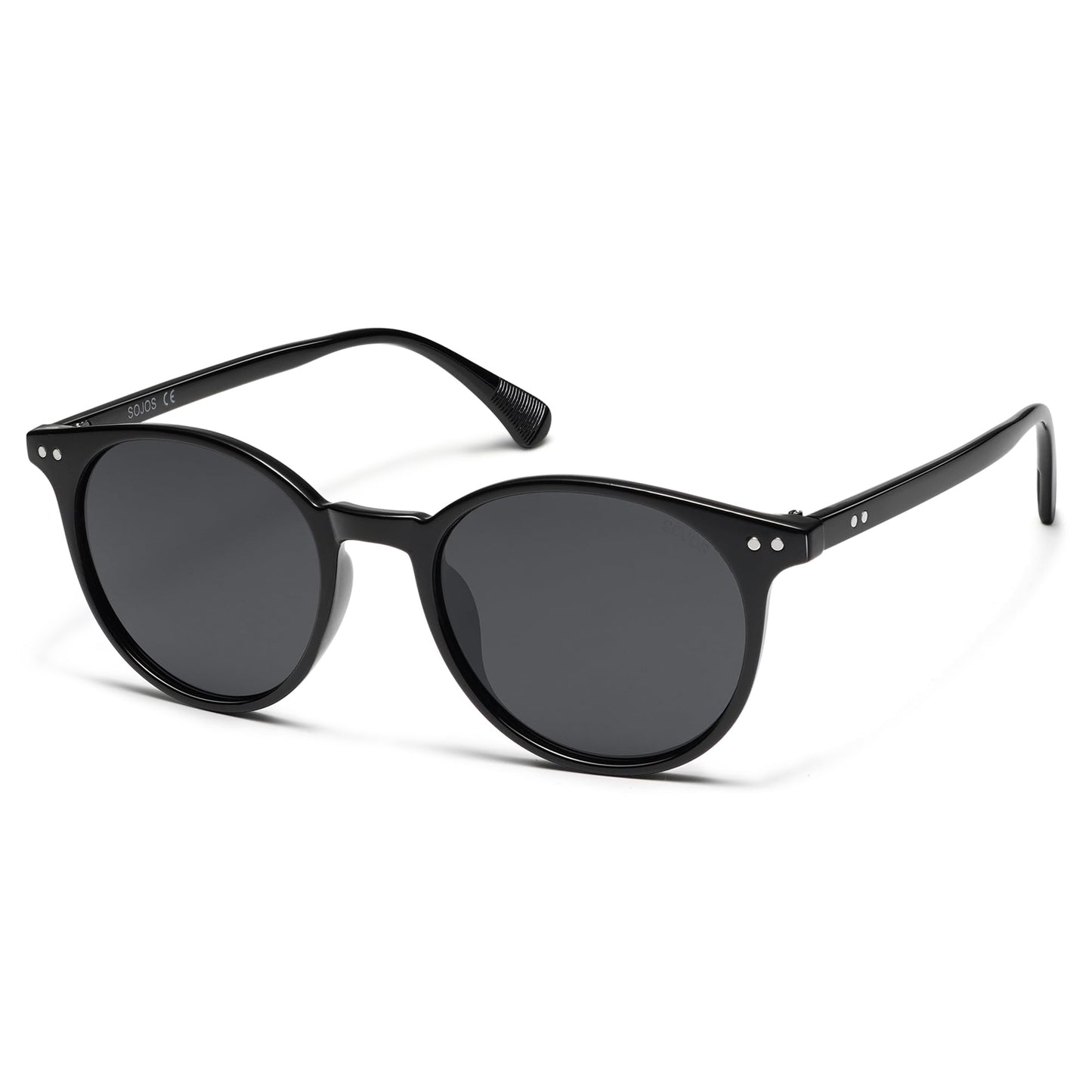 Small Round Classic Polarized Sunglasses for Women Men Vintage Style UV400 Lens SJ2113