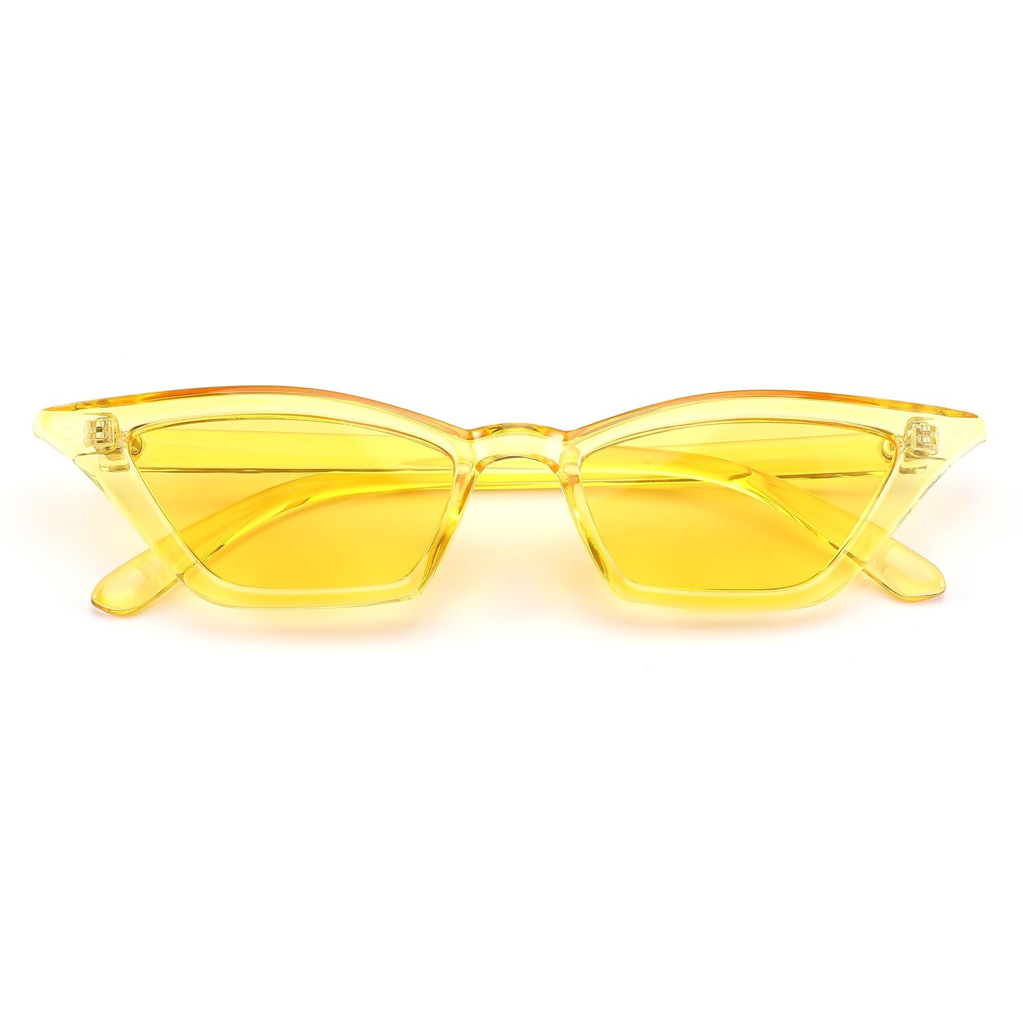 Small Cat Eye Sunglasses Vintage Square Shade Women Eyewear B2291