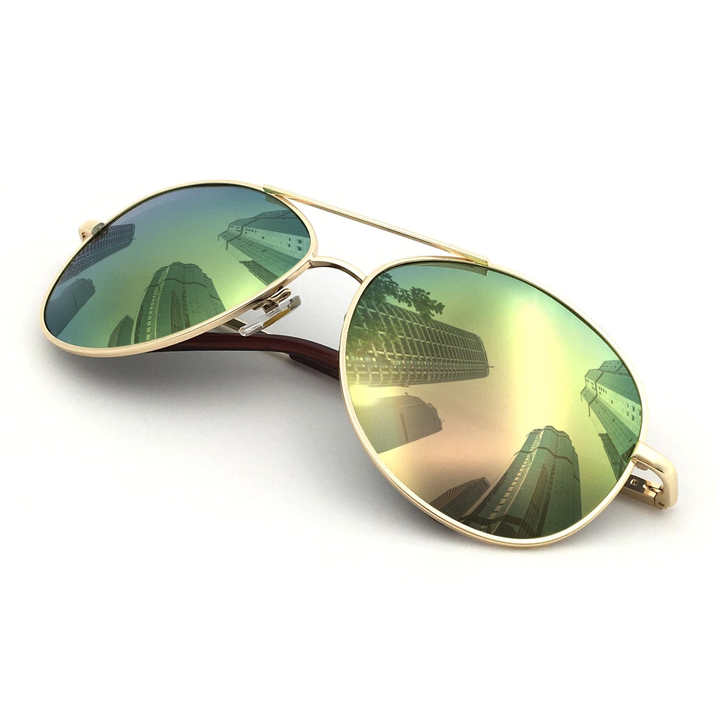 Premium Military Style Classic Aviator Sunglasses, Polarized, 100% UV protection for Men Women