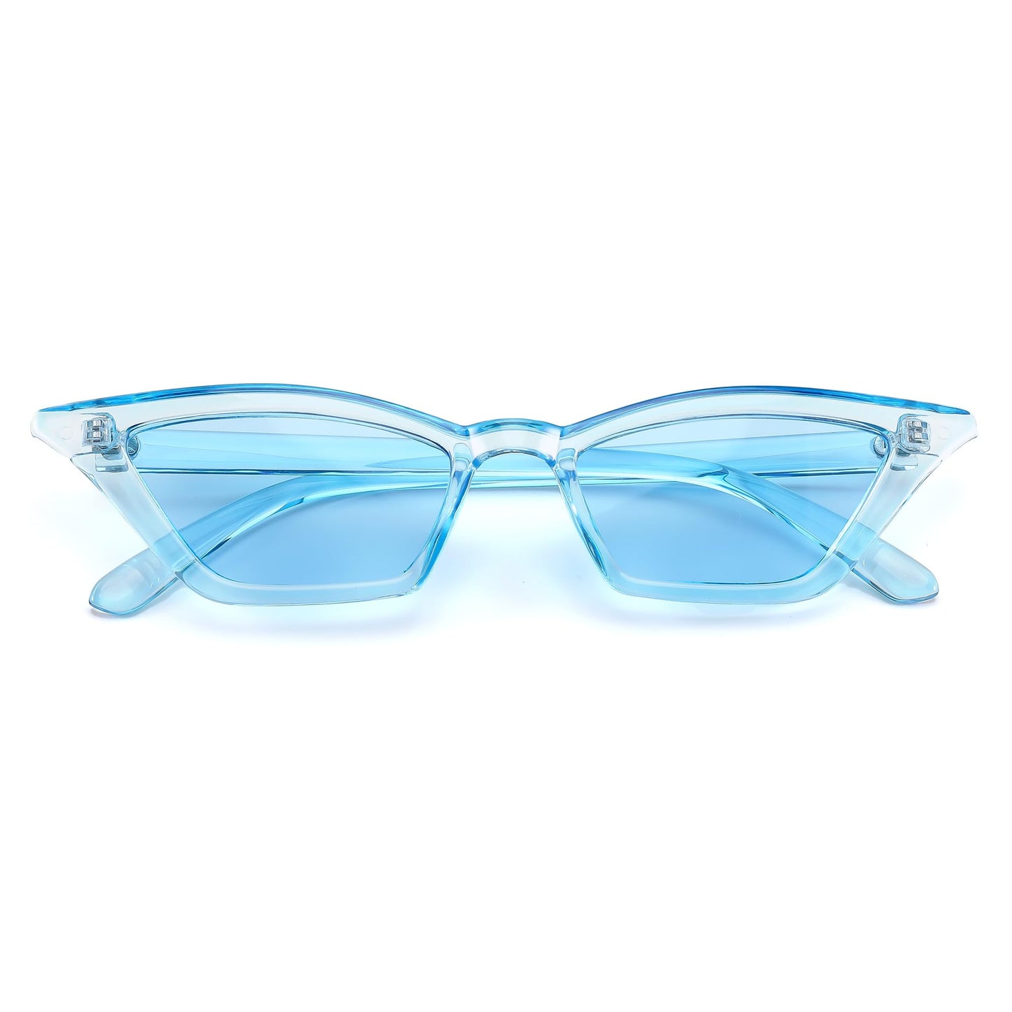 Small Cat Eye Sunglasses Vintage Square Shade Women Eyewear B2291
