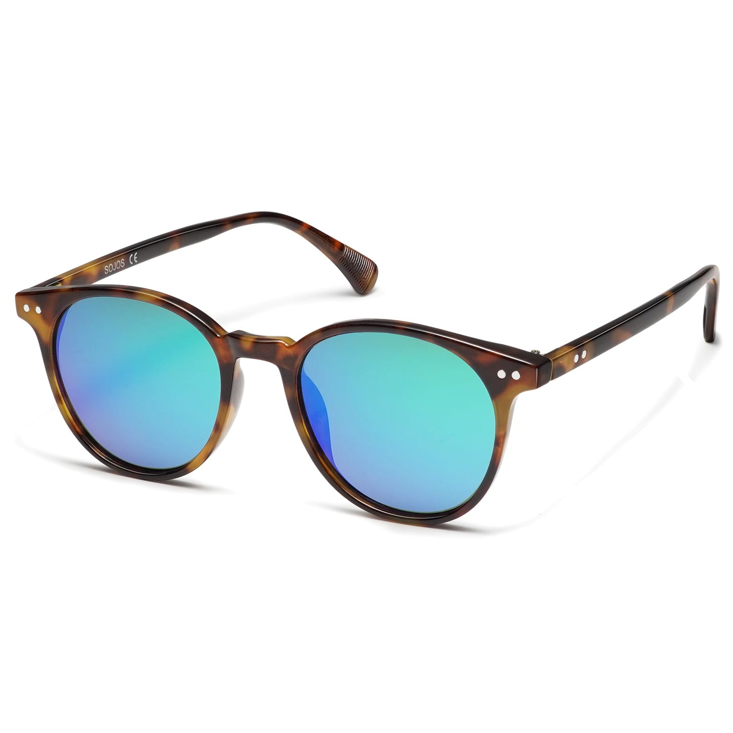 Small Round Classic Polarized Sunglasses for Women Men Vintage Style UV400 Lens SJ2113