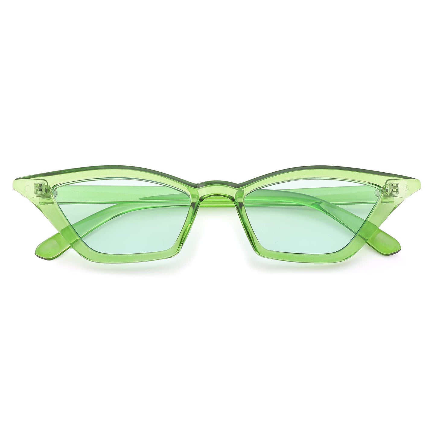 Small Cat Eye Sunglasses Vintage Square Shade Women Eyewear B2291