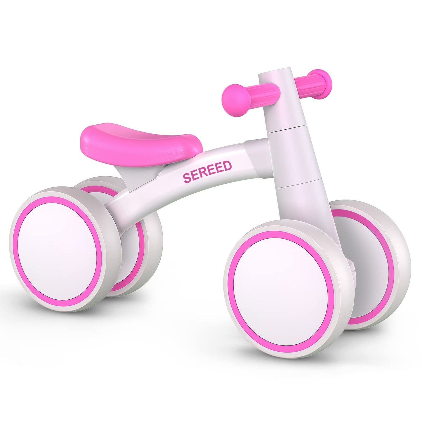 Baby Balance Bike for 1 Year Old Boys Girls 12-24 Month Toddler Balance Bike, 4 Wheels Toddler First Bike, First Birthday Gifts