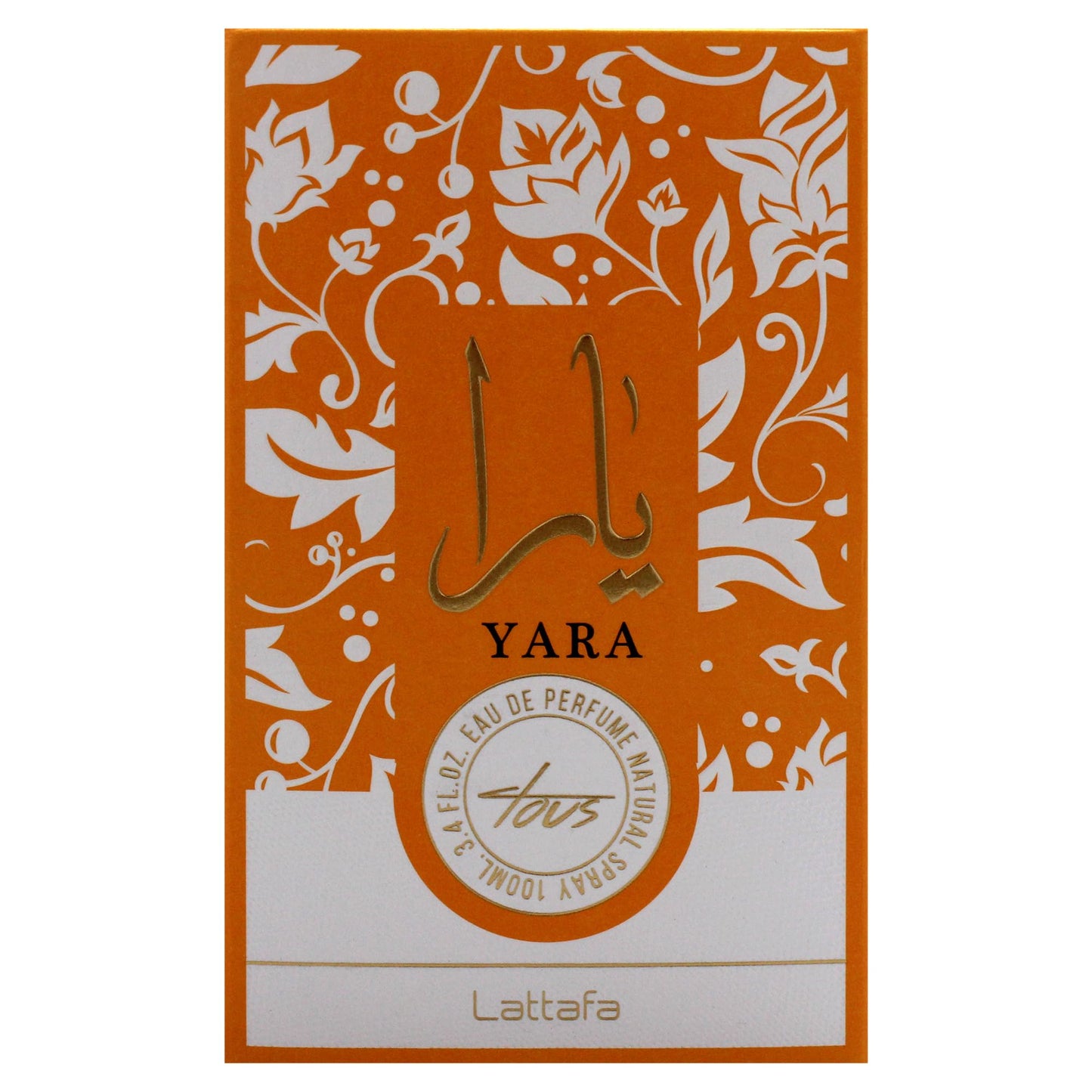 Lattafa Yara - Vanilla, Gourmand, Fruity, Floral - Eau de Parfum Long-Lasting Fragrance for Women, 3.40 Ounce / 100 ml