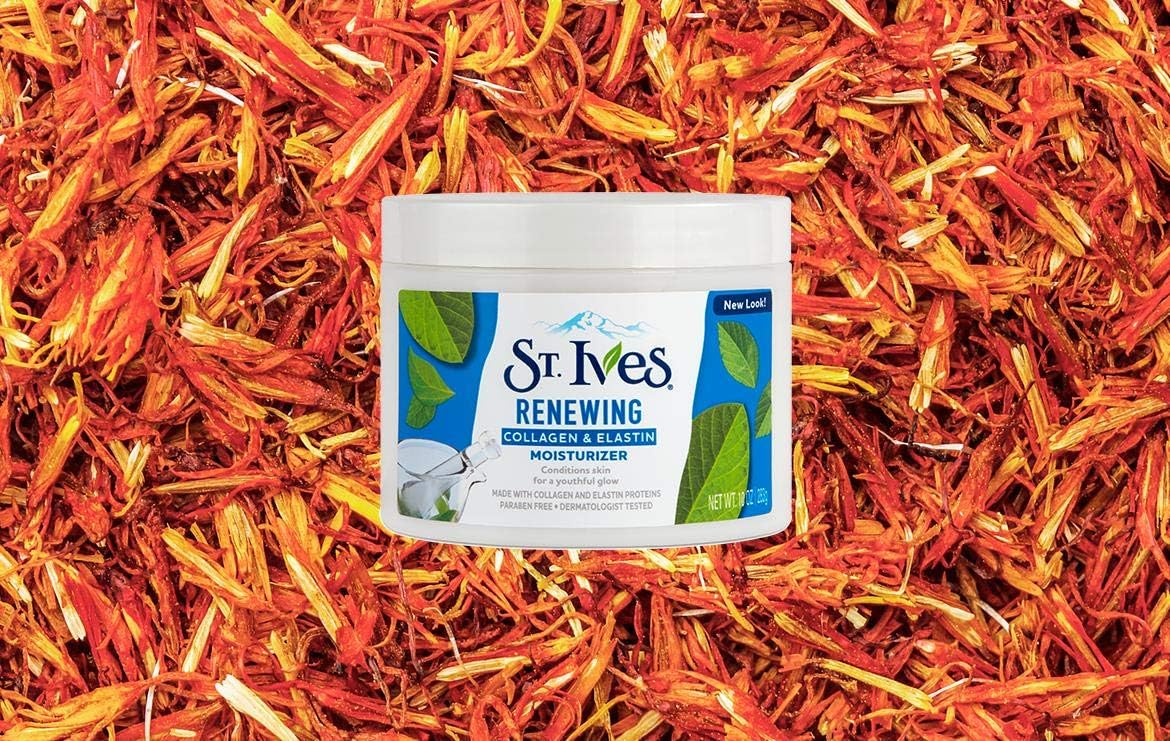 St. Ives Face Moisturizer Cream, Collagen and Elastin, Renewing Facial Moisturizer for Women, Paraben Free, Dermatologist Tested Daily Moisturizing for Dry Skin Cruelty Free, 10 oz