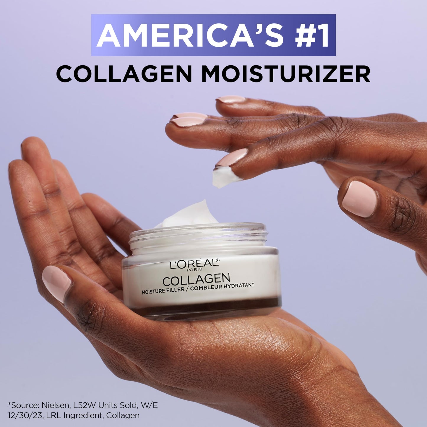 L’Oreal Paris Collagen Daily Face Moisturizer, Anti Aging Face Cream to Reduce Wrinkles and Provide Intense Hydration, 1.7 oz