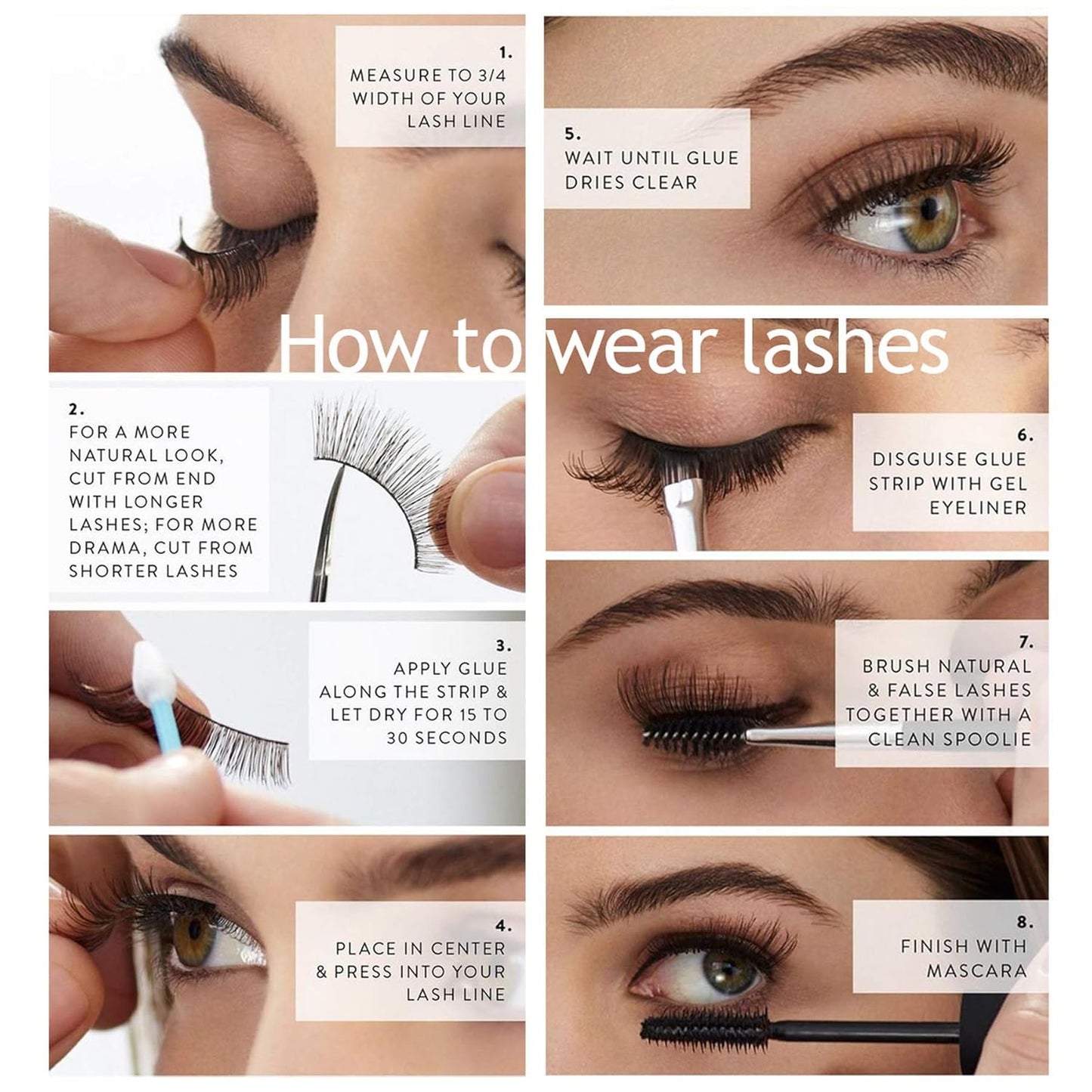 False Eyelashes Natural look Cat Eye Lashes Wispy Strips,6D Volume Mink lashes 30 Pairs 10 Mixed Styles Fake Eyelashes Pack, Wispy Eyelash Soft Reusable Dramatic Fluffy Beauty Lash