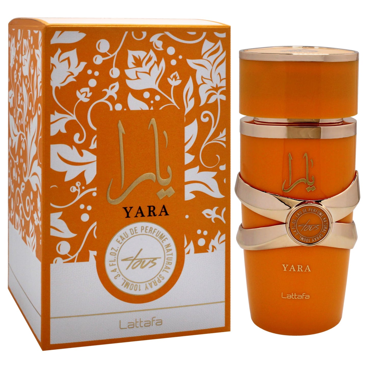 Lattafa Yara - Vanilla, Gourmand, Fruity, Floral - Eau de Parfum Long-Lasting Fragrance for Women, 3.40 Ounce / 100 ml