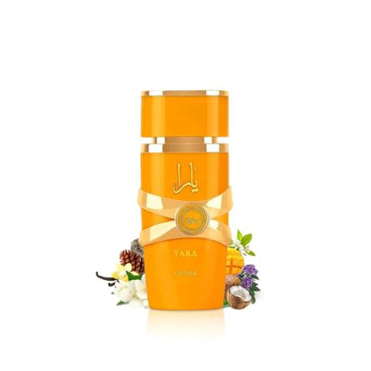 Lattafa Yara - Vanilla, Gourmand, Fruity, Floral - Eau de Parfum Long-Lasting Fragrance for Women, 3.40 Ounce / 100 ml