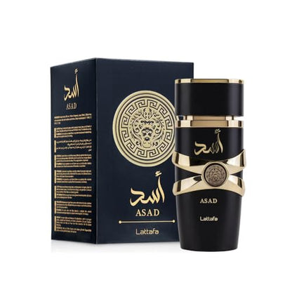 Perfumes Asad for Unisex Eau de Parfum Spray, 3.4 Ounce