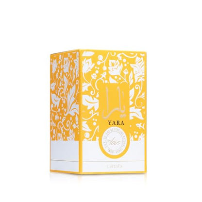 Lattafa Yara - Vanilla, Gourmand, Fruity, Floral - Eau de Parfum Long-Lasting Fragrance for Women, 3.40 Ounce / 100 ml