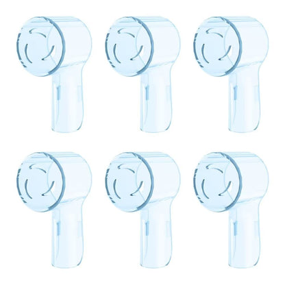 6 Pack Toothbrush Heads Dustproof Cover Compatible with Oral B, Fits for Oral-B iO Series, Pro 1000, 1500, 5000, 7500 Electric Toothbrush, Protects Brush Head and Convenient Travel