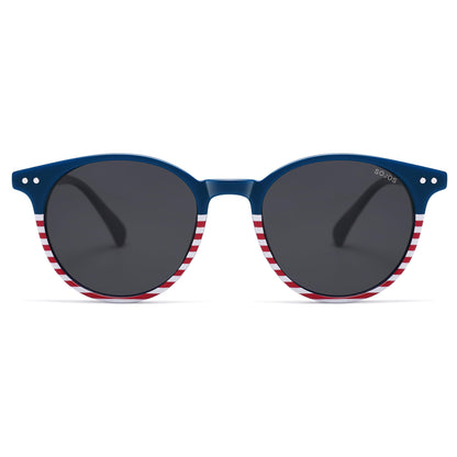Small Round Classic Polarized Sunglasses for Women Men Vintage Style UV400 Lens SJ2113