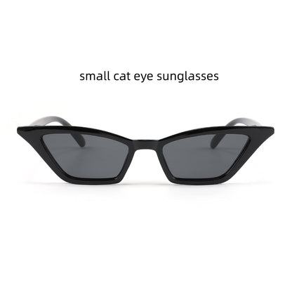 Small Cat Eye Sunglasses Vintage Square Shade Women Eyewear B2291