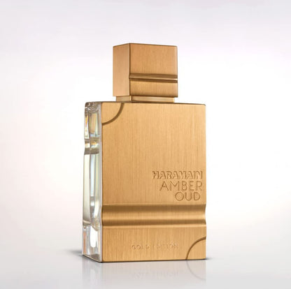 Haramain Al Amber Oud Gold Edition - Arabian Perfume for Women and Men - Unisex Long Lasting Amber for Men and Women - 3.33 oz