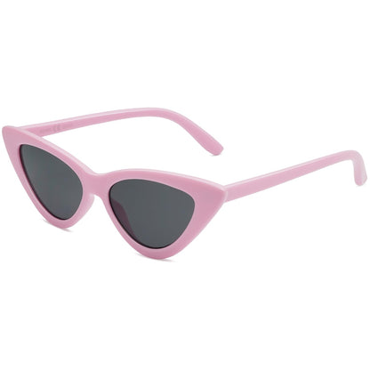 Retro Vintage Narrow Cat Eye Sunglasses for Women Clout Goggles Plastic Frame