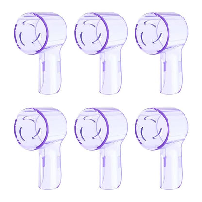 6 Pack Toothbrush Heads Dustproof Cover Compatible with Oral B, Fits for Oral-B iO Series, Pro 1000, 1500, 5000, 7500 Electric Toothbrush, Protects Brush Head and Convenient Travel