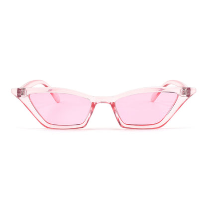 Small Cat Eye Sunglasses Vintage Square Shade Women Eyewear B2291