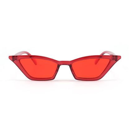 Small Cat Eye Sunglasses Vintage Square Shade Women Eyewear B2291