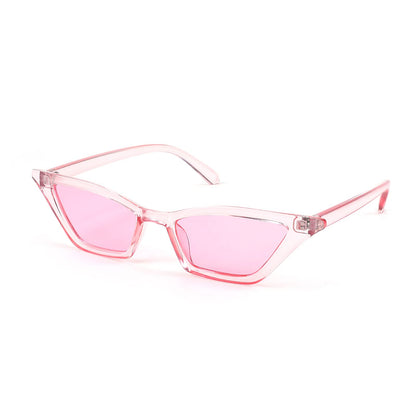 Small Cat Eye Sunglasses Vintage Square Shade Women Eyewear B2291
