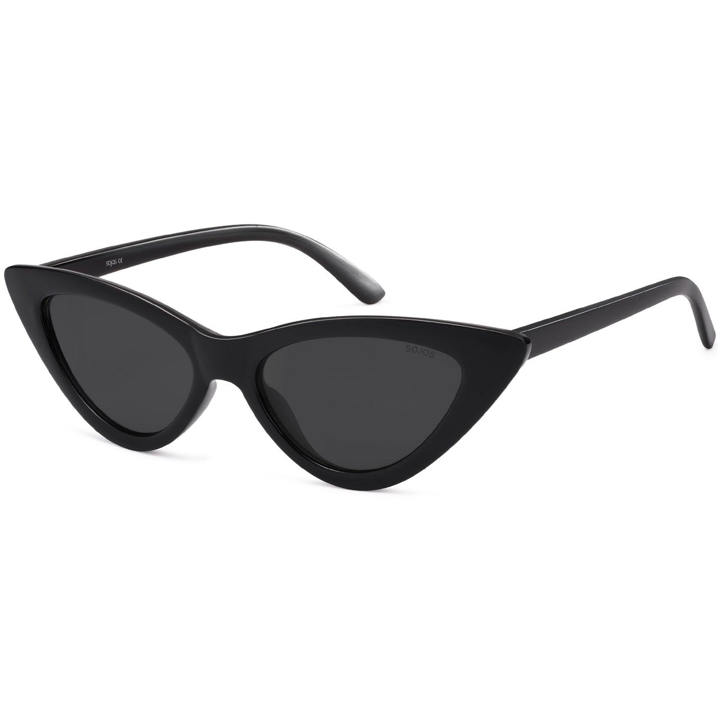 Retro Vintage Narrow Cat Eye Sunglasses for Women Clout Goggles Plastic Frame