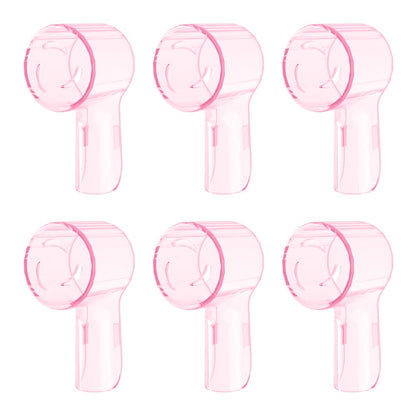 6 Pack Toothbrush Heads Dustproof Cover Compatible with Oral B, Fits for Oral-B iO Series, Pro 1000, 1500, 5000, 7500 Electric Toothbrush, Protects Brush Head and Convenient Travel
