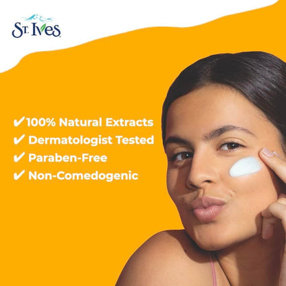 St. Ives Face Moisturizer Cream, Collagen and Elastin, Renewing Facial Moisturizer for Women, Paraben Free, Dermatologist Tested Daily Moisturizing for Dry Skin Cruelty Free, 10 oz
