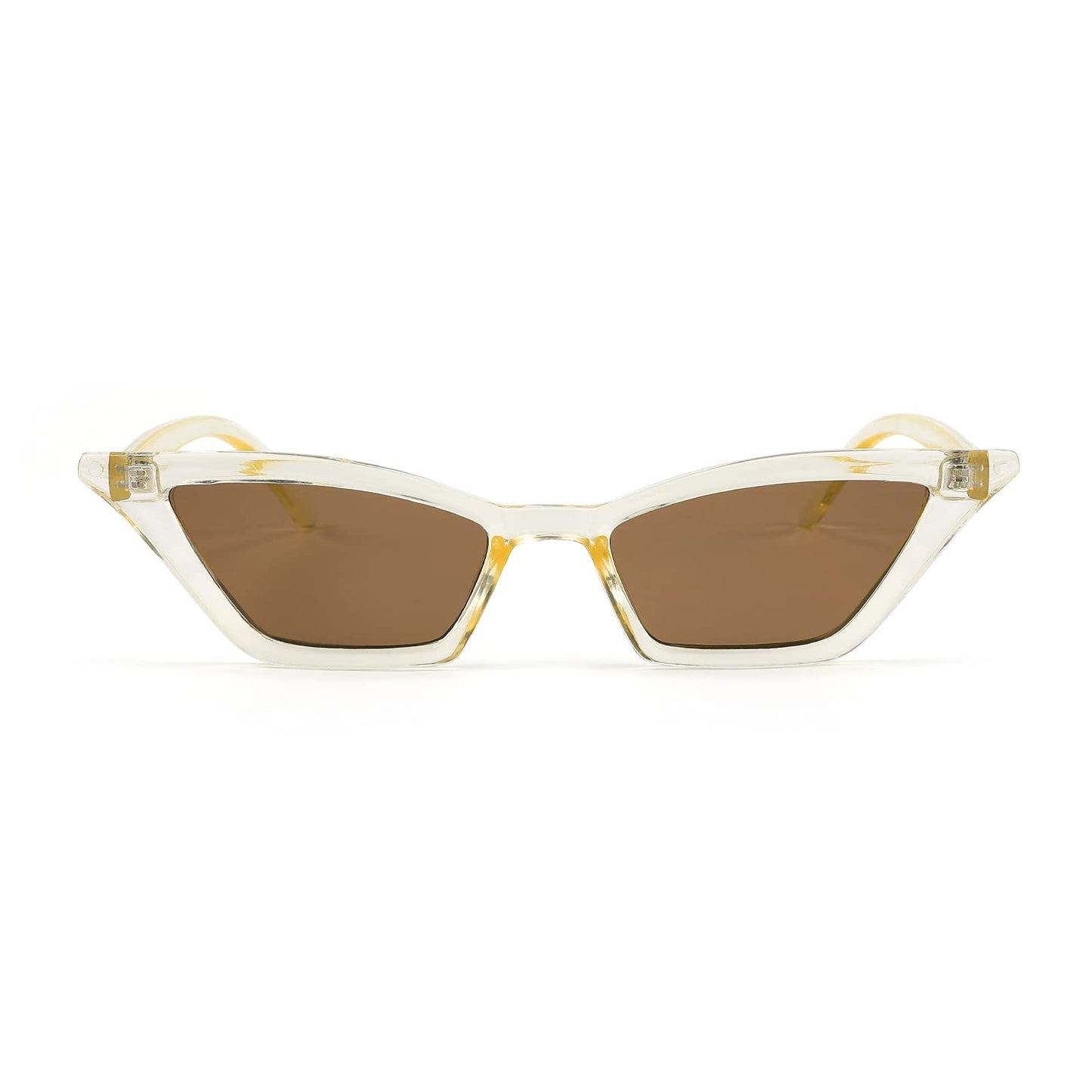 Small Cat Eye Sunglasses Vintage Square Shade Women Eyewear B2291