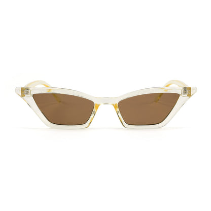 Small Cat Eye Sunglasses Vintage Square Shade Women Eyewear B2291