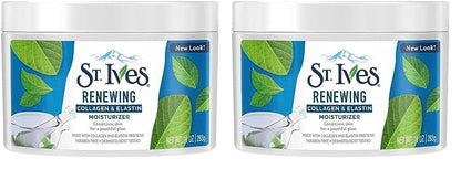 St. Ives Face Moisturizer Cream, Collagen and Elastin, Renewing Facial Moisturizer for Women, Paraben Free, Dermatologist Tested Daily Moisturizing for Dry Skin Cruelty Free, 10 oz