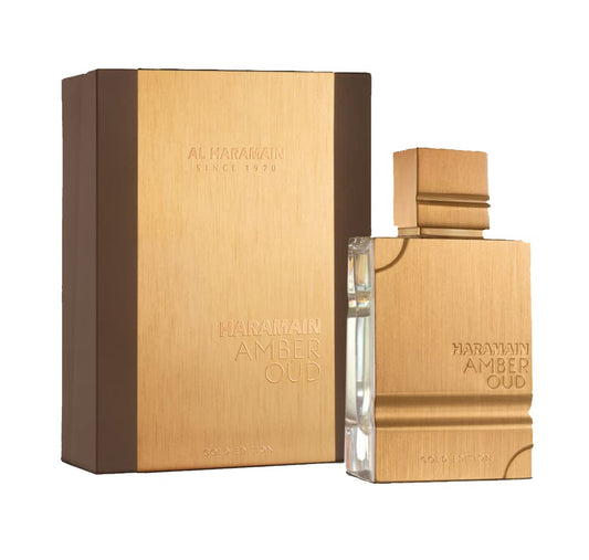Haramain Al Amber Oud Gold Edition - Arabian Perfume for Women and Men - Unisex Long Lasting Amber for Men and Women - 3.33 oz