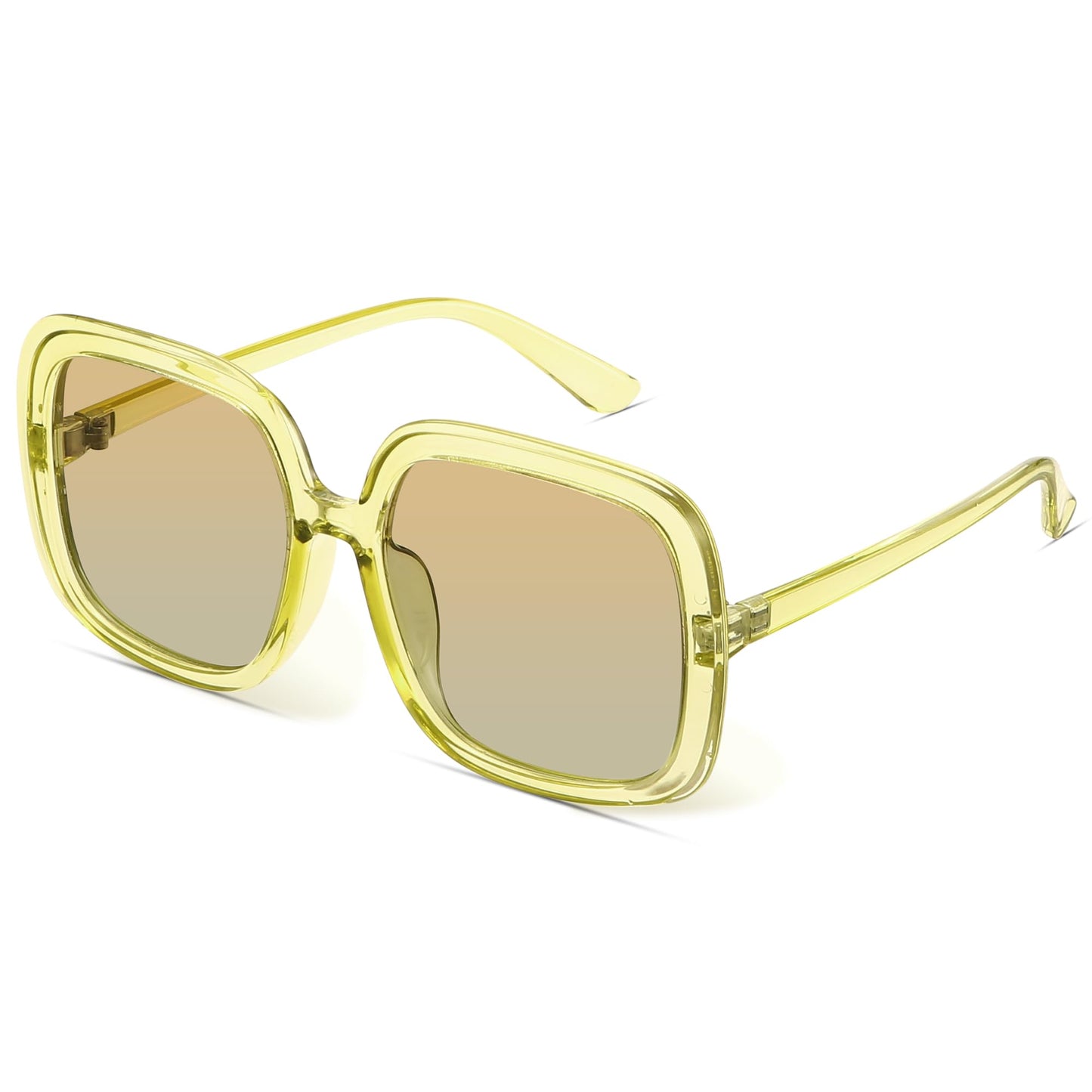 Oversized Polarized Sunglasses Women, Trendy Retro Sun Glasses
