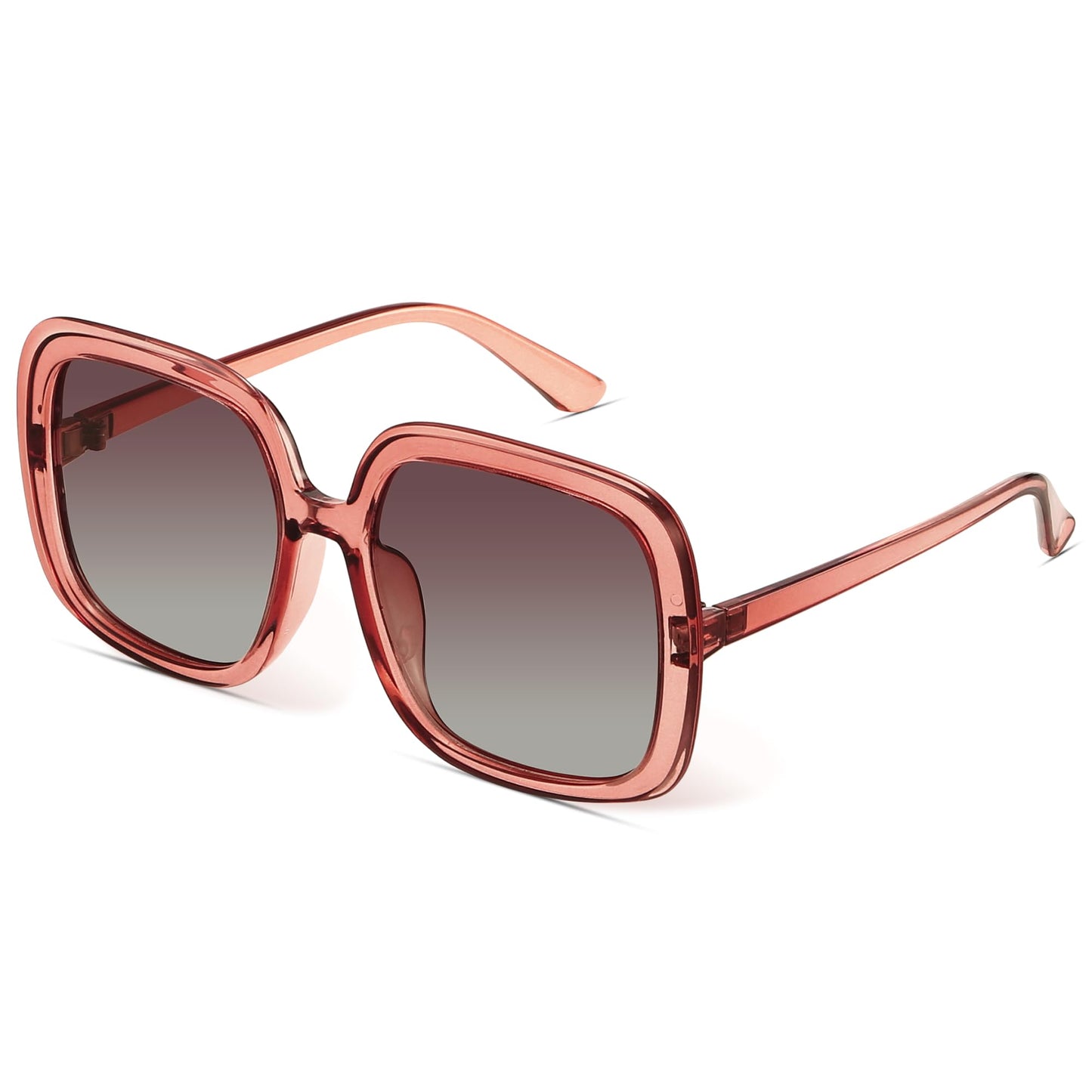 Oversized Polarized Sunglasses Women, Trendy Retro Sun Glasses