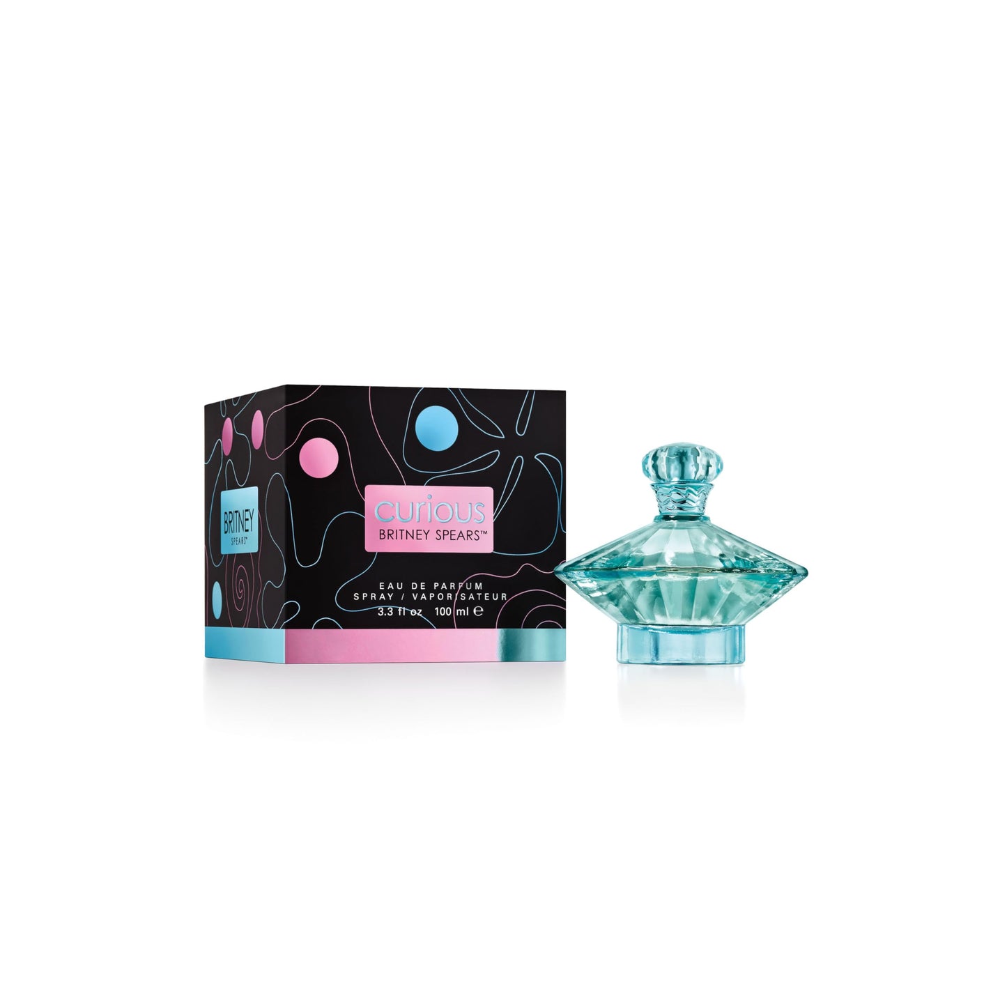 Britney Spears Curious, Eau De Parfum EDP Spray for Women, 3.3 Fl Oz