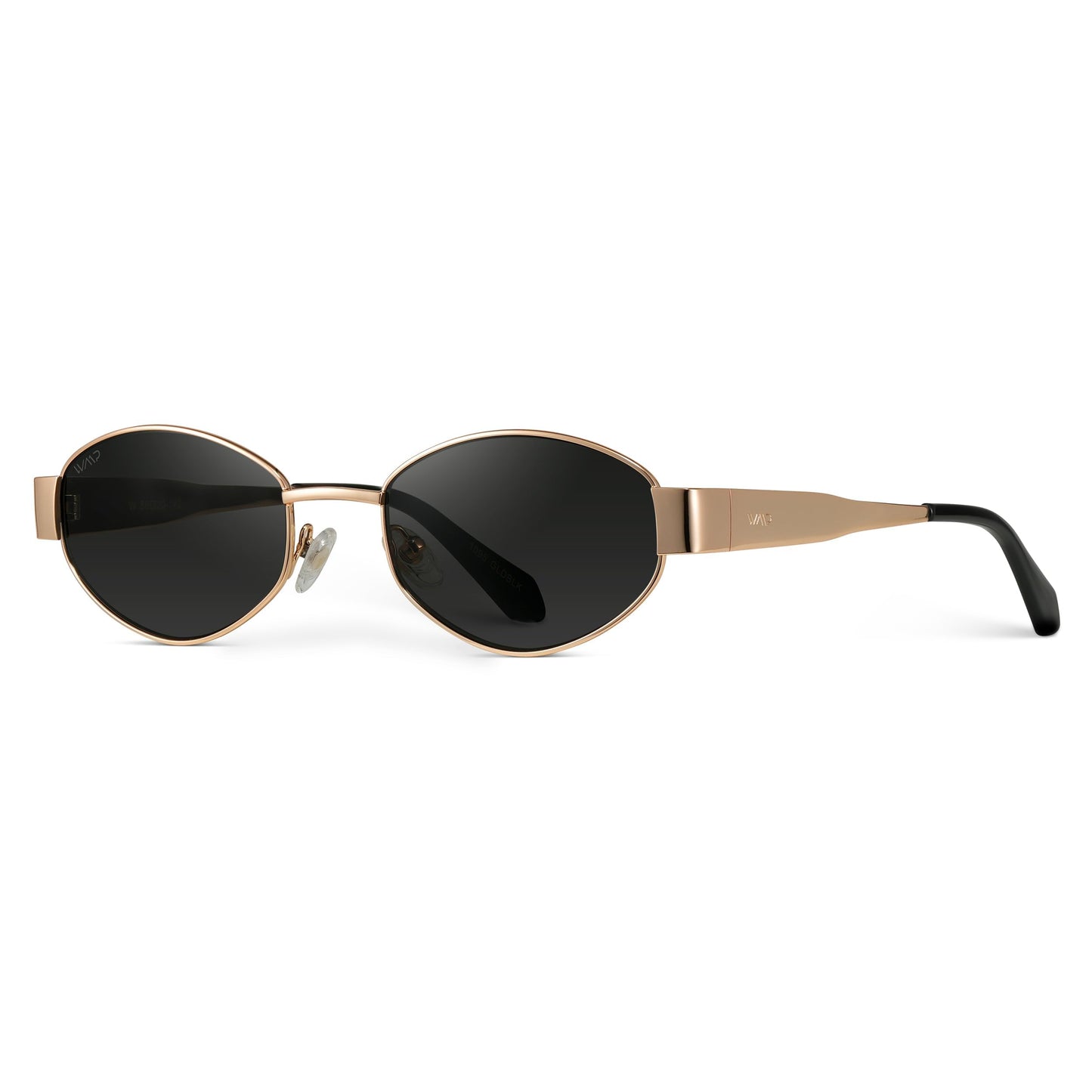 WMP Eyewear - Women's Retro Oval Sunglasses, Trendy Small Frame, 90s Inspired Fashion