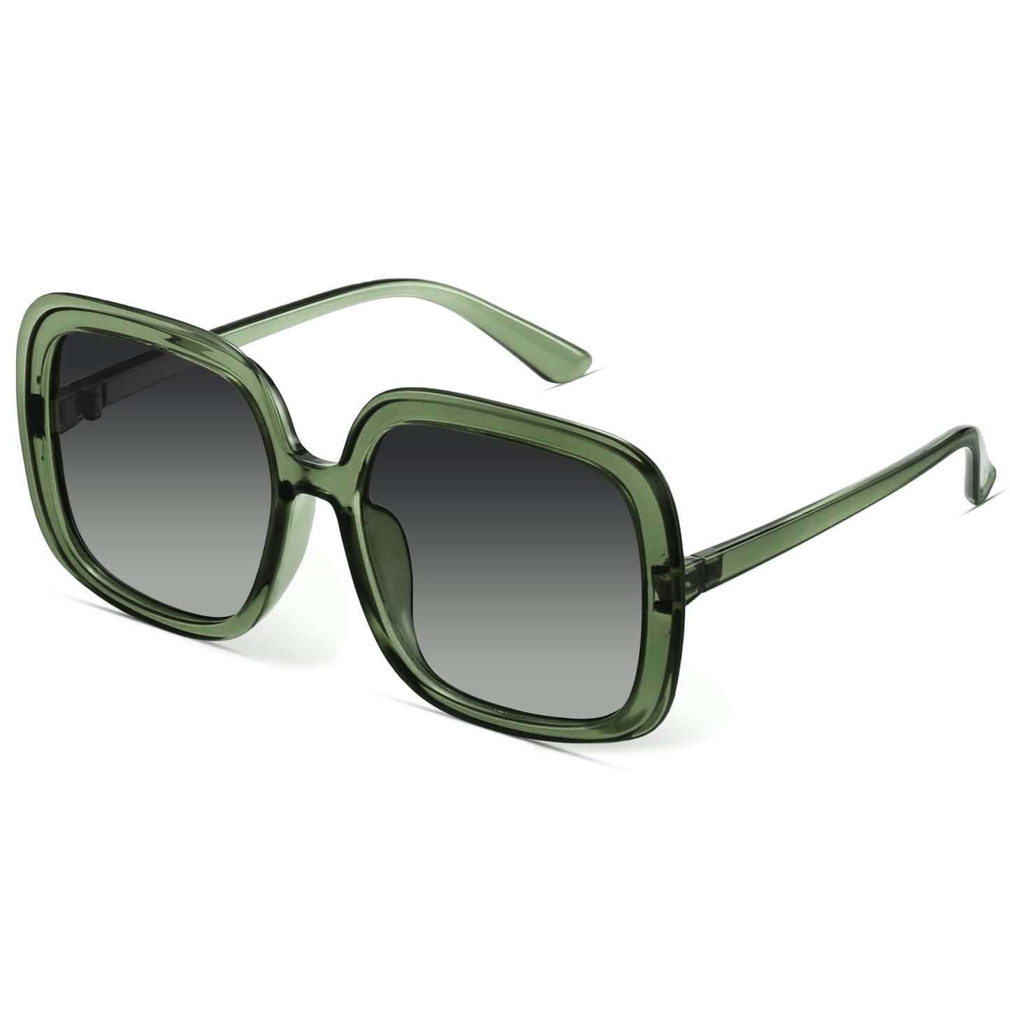 Oversized Polarized Sunglasses Women, Trendy Retro Sun Glasses