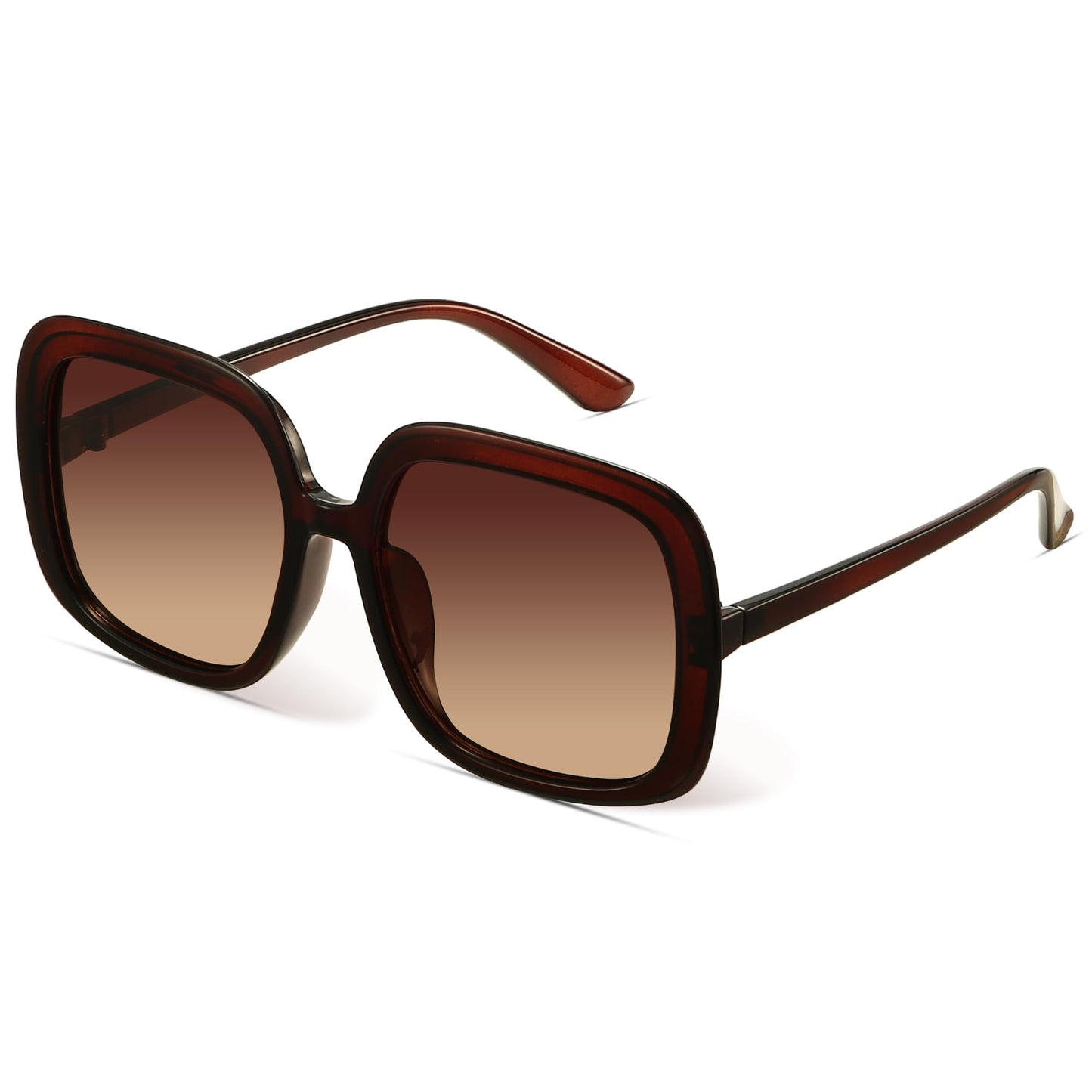 Oversized Polarized Sunglasses Women, Trendy Retro Sun Glasses