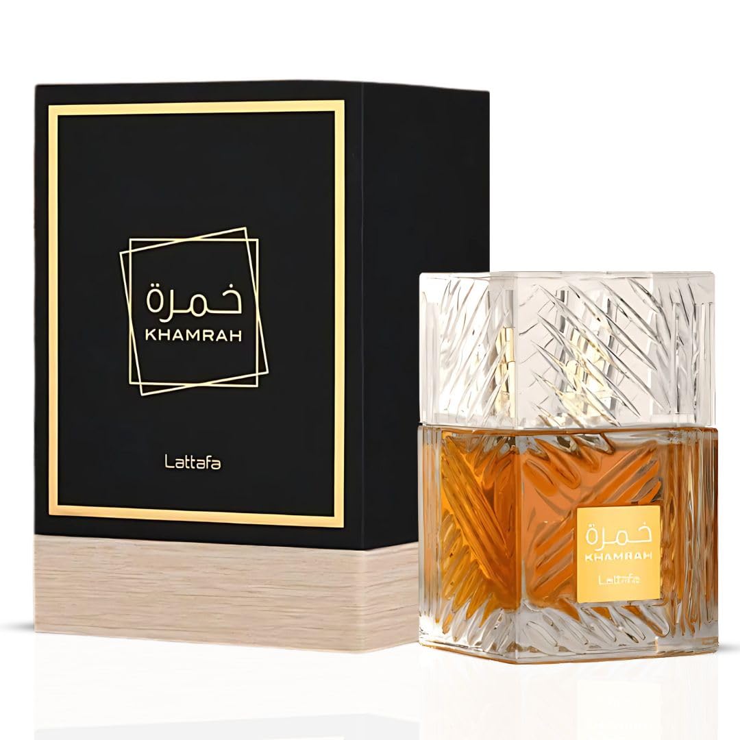Khamrah - Vanilla, Warm Spicy, Amber, Cinnamon - Eau de Parfum Long-Lasting Fragrance for Unisex, 3.40 Ounce / 100 ml