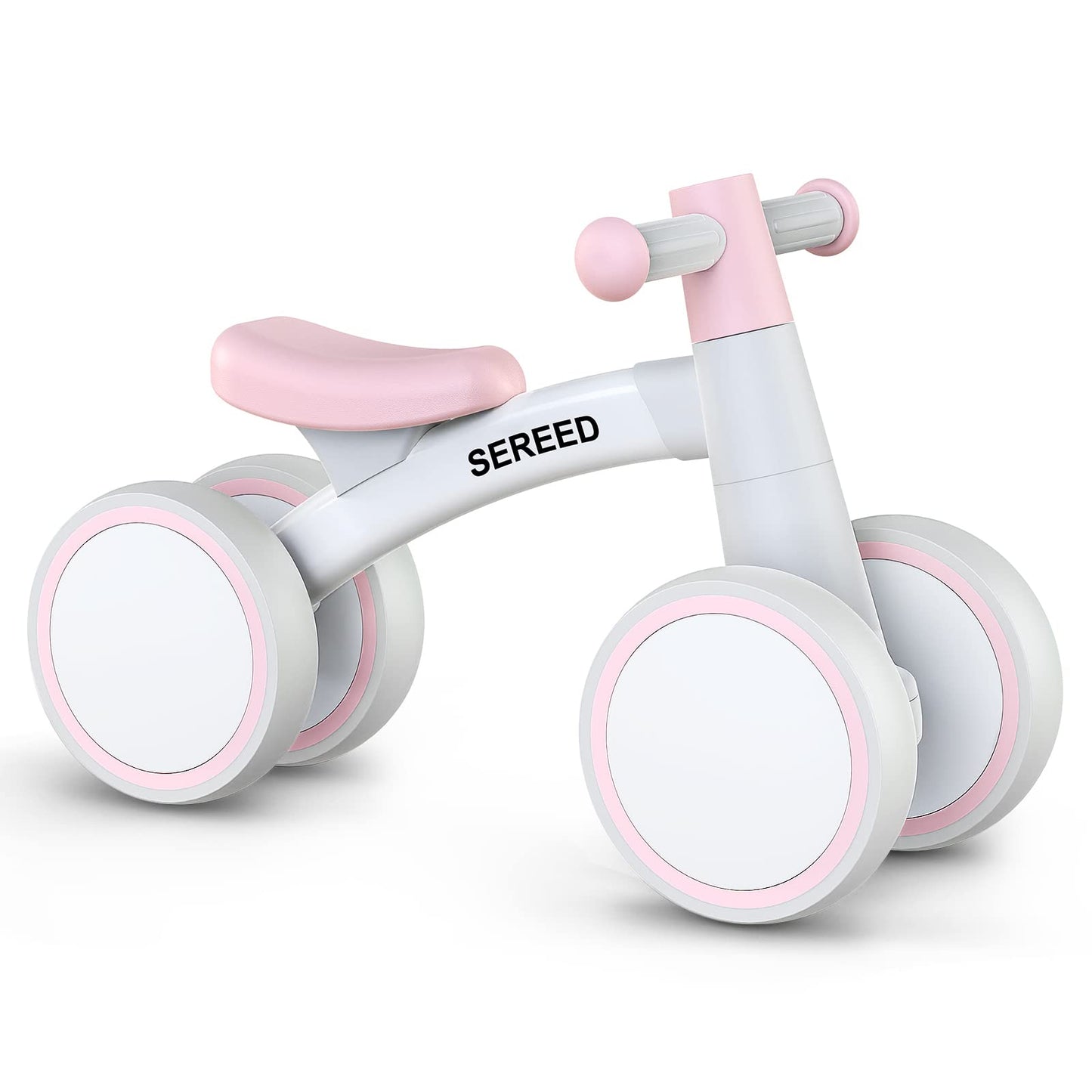 Baby Balance Bike for 1 Year Old Boys Girls 12-24 Month Toddler Balance Bike, 4 Wheels Toddler First Bike, First Birthday Gifts