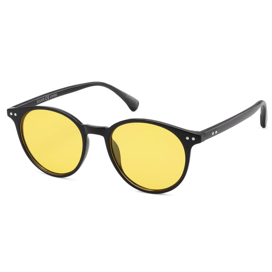 Small Round Classic Polarized Sunglasses for Women Men Vintage Style UV400 Lens SJ2113
