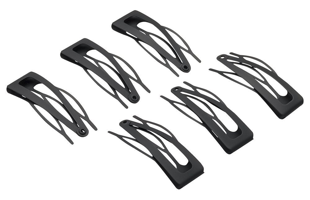 Double Grip Hair Clips, 6 Count
