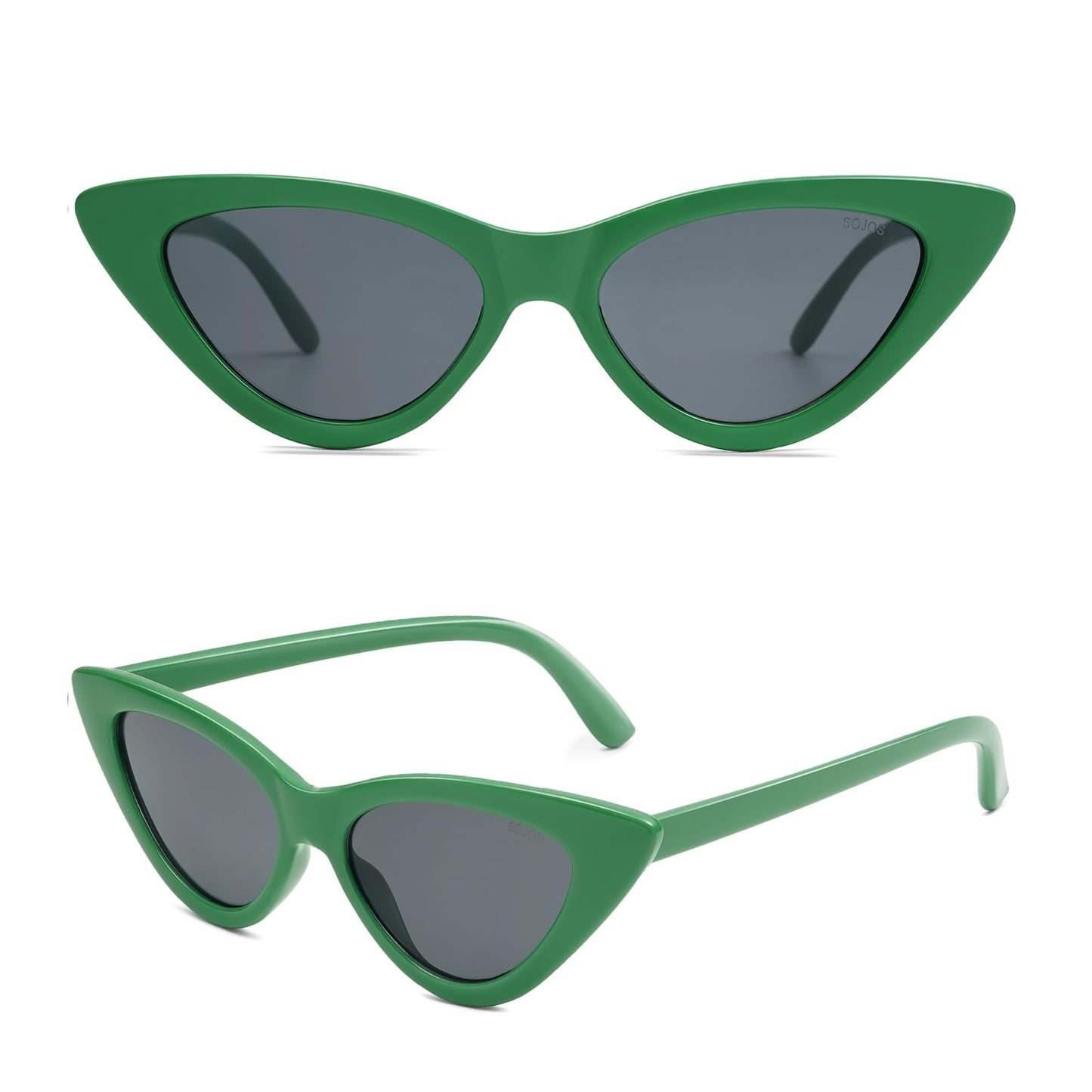 Retro Vintage Narrow Cat Eye Sunglasses for Women Clout Goggles Plastic Frame