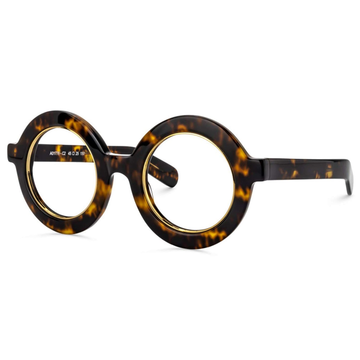 Retro Thick Round Blue Light Blocking Glasses
