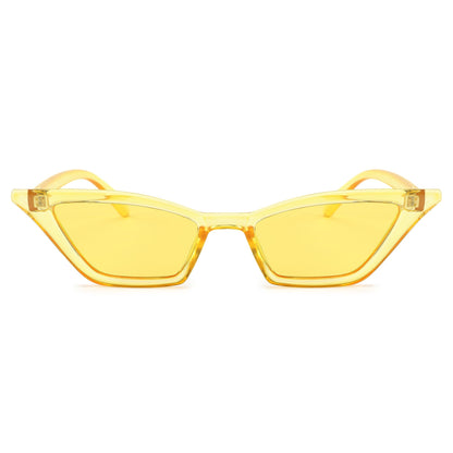 Small Cat Eye Sunglasses Vintage Square Shade Women Eyewear B2291
